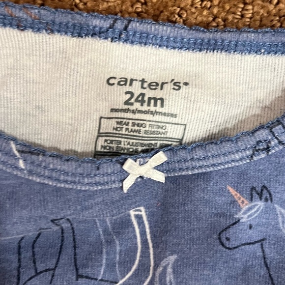 Bundle of 5 Girls Two Piece Pajamas & One Footie Size 24M/2T Paw Patrol Unicorn - Picture 8 of 10